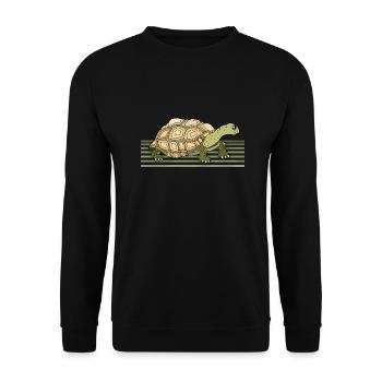 Tortue - Sweat-shirt Unisexe - noir - Devant - Alina (178cm) & Michal (187cm)
