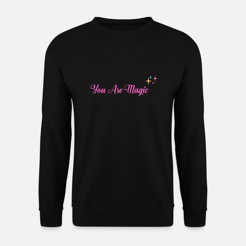 Du bist Magie - Unisex Pullover - Schwarz