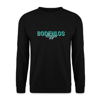 Bodenlos digga - Unisex Pullover - Schwarz - Vorne - Alina (178cm) & Michal (187cm)