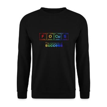 LGBTQ : les éléments du succès - FOCUS - Sweat-shirt Unisexe - noir - Devant - Alina (178cm) & Michal (187cm)
