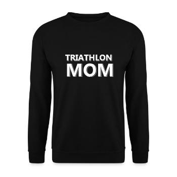 Triathlon Natation Bike Run Marathon - Sweat-shirt Unisexe - noir - Devant - Alina (178cm) & Michal (187cm)