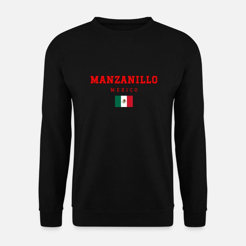 Manzanillo Mexiko - Unisex Pullover - Schwarz