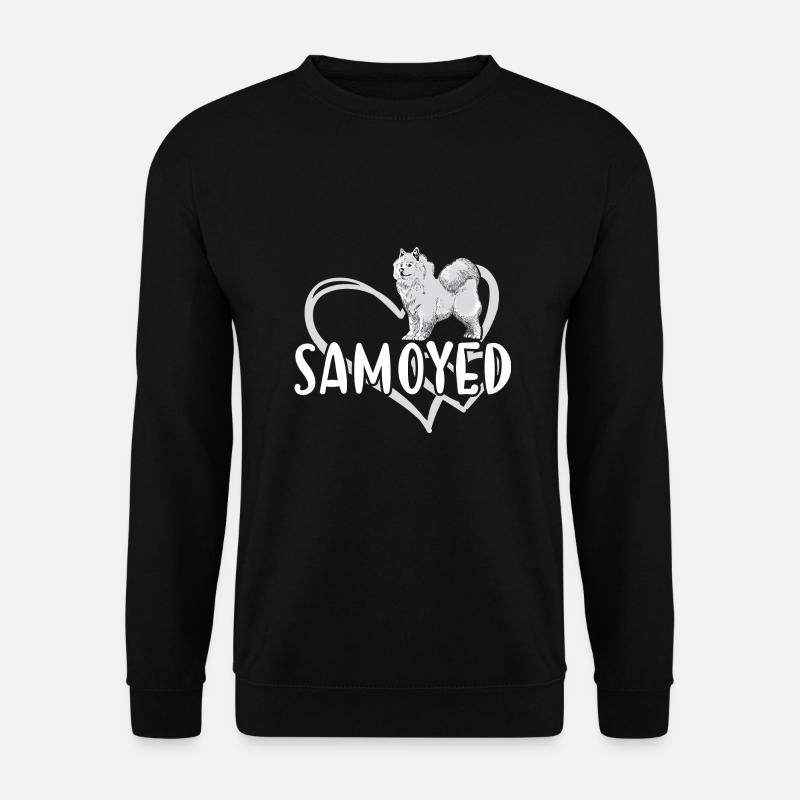 Samoyed Heart - Unisex Pullover - Schwarz