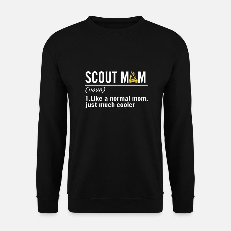 Scouting Funny Scout Mom Definition - Unisex Sweatshirt - black
