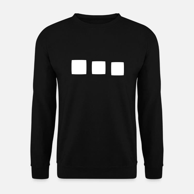Square square shape - Unisex Sweatshirt - black