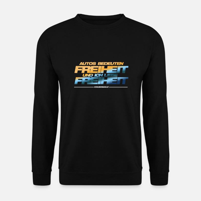 Autos Freiheit - Unisex Pullover - Schwarz