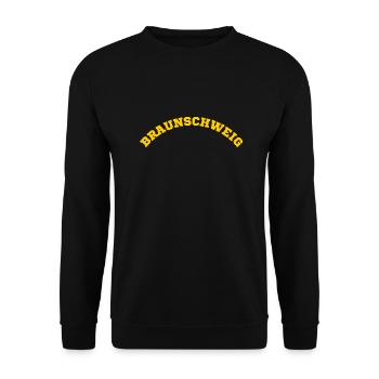 Braunschweig - Unisex Pullover - Schwarz - Vorne - Alina (178cm) & Michal (187cm)