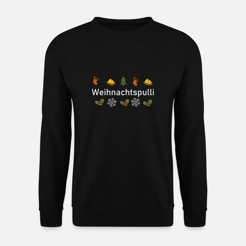 Weihnachtspulli - Unisex Pullover - Schwarz