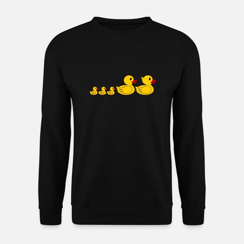 Entenfamilie - Unisex Pullover - Schwarz