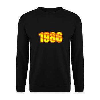 1986 - Unisex Sweatshirt - black - Front - Alina (178cm) & Michal (187cm)