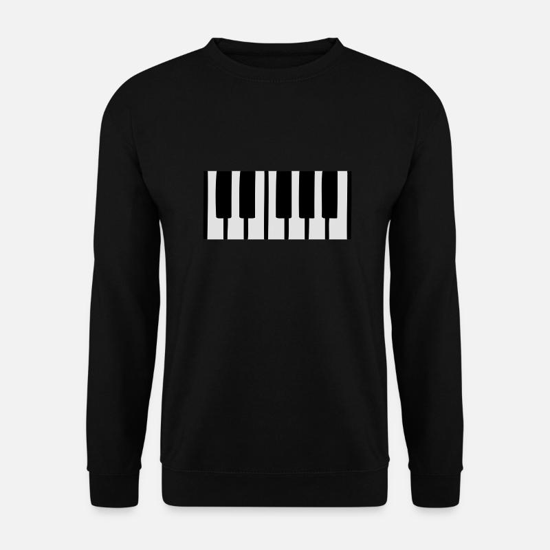 piano - Unisex Pullover - Schwarz