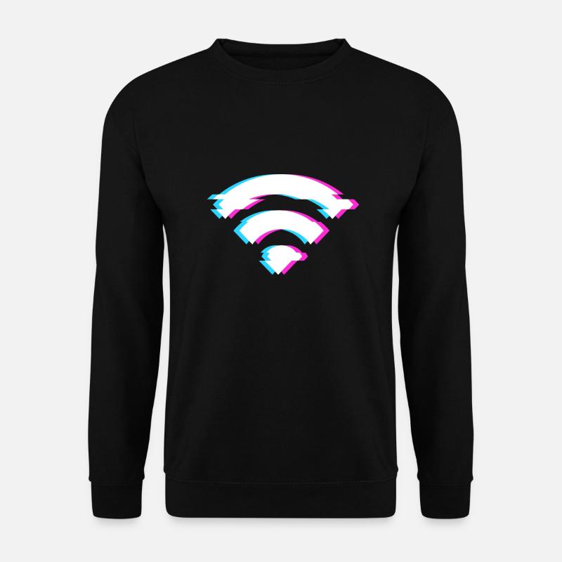 W-Lan - Unisex Pullover - Schwarz