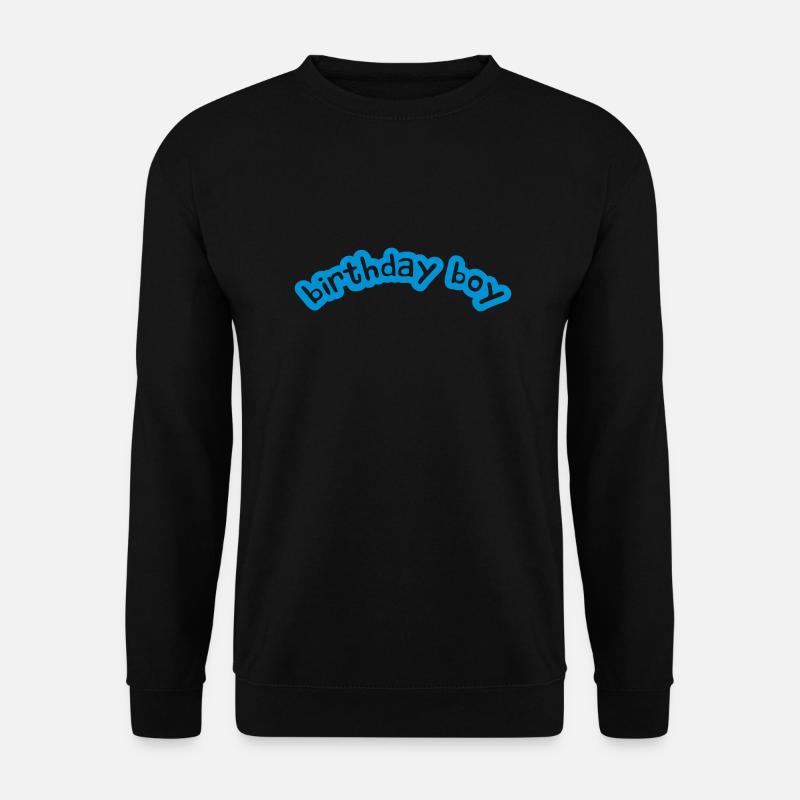 Happy Birthday Boy Comic Logo - Unisex Pullover - Schwarz