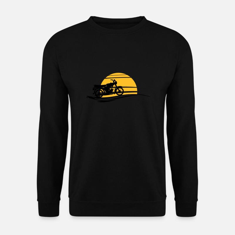Fahrzeug - Simson Sonne - Unisex Pullover - Schwarz