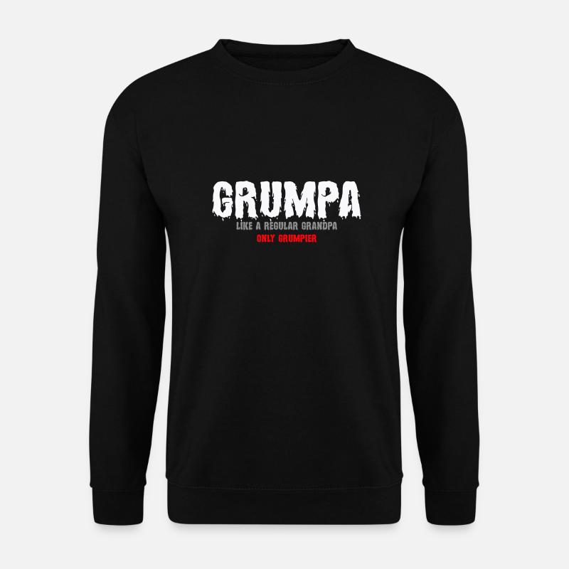 Grumpa - Unisex Pullover - Schwarz