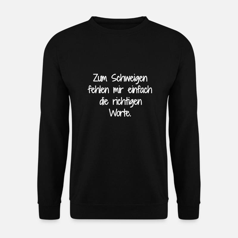 lustige Sprüche Geschenk labertasche witzig Ironie - Unisex Pullover - Schwarz