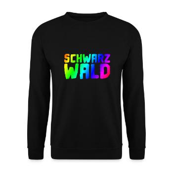Schwarzwald | Gebirge | Wandern | Urlaub - Unisex Pullover - Schwarz - Vorne - Alina (178cm) & Michal (187cm)