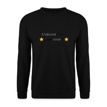 L'alcool c'est pas cool ! - Sweat-shirt Unisexe - noir - Devant - Alina (178cm) & Michal (187cm)