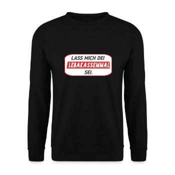 Lebakas - Bayern - Unisex Pullover - Schwarz - Vorne - Alina (178cm) & Michal (187cm)