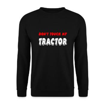 Tractor - Unisex Sweatshirt - black - Front - Alina (178cm) & Michal (187cm)