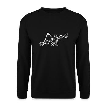 Fishing Fishing Fishing Fishing Fishing Fishing Hooks - Unisex Sweatshirt - black - Front - Alina (178cm) & Michal (187cm)