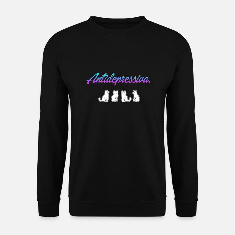 Katzenliebe. - Unisex Pullover - Schwarz