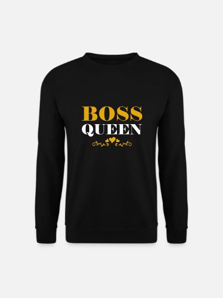 Boss Queen Lady Ladies Gift - Unisex Sweatshirt - black