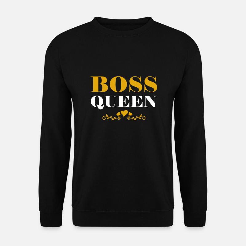 Boss Queen Lady Damen Geschenk - Unisex Pullover - Schwarz