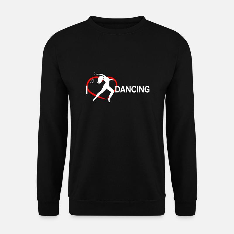 Dancing Dance Music - Unisex Pullover - Schwarz