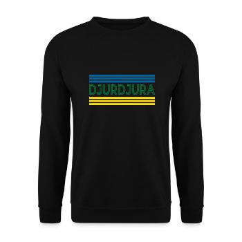 Djurdjura - Sweat-shirt Unisexe - noir - Devant - Alina (178cm) & Michal (187cm)