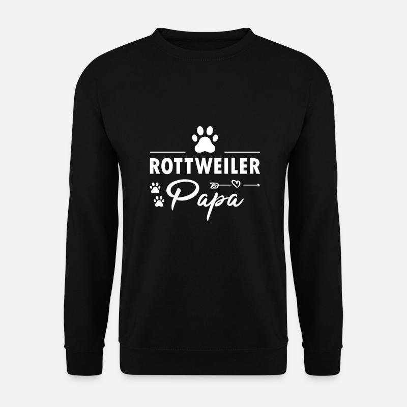 Rottweiler Papa - Unisex Sweatshirt - black