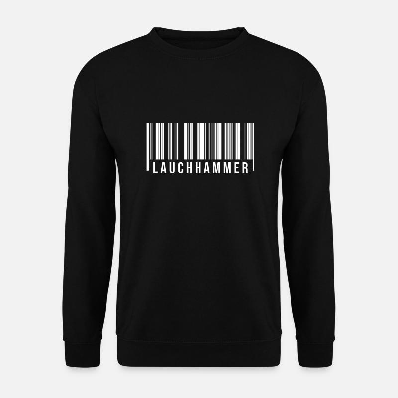 Lauchhammer Strichcode - Unisex Pullover - Schwarz
