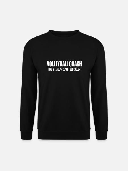 Volleybal Coach Gezegden Cadeau - Uniseks sweater - zwart