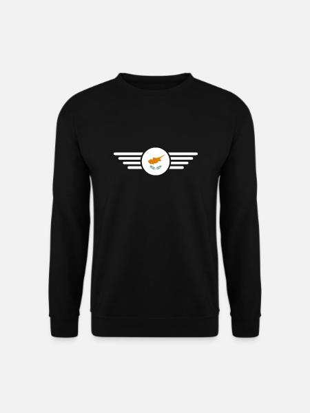 T-shirt design de style chypriote - Sweat-shirt Unisexe - noir