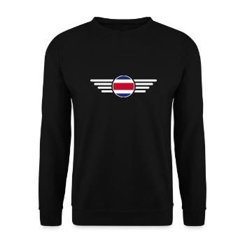 Costa Rica Style Design T-Shirt - Sweat-shirt Unisexe - noir - Devant - Alina (178cm) & Michal (187cm)
