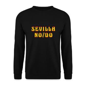 Sevilla - Unisex Pullover - Schwarz - Vorne - Alina (178cm) & Michal (187cm)