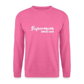 Supermom since 2019 - Unisex Pullover - Pink - Vorne
