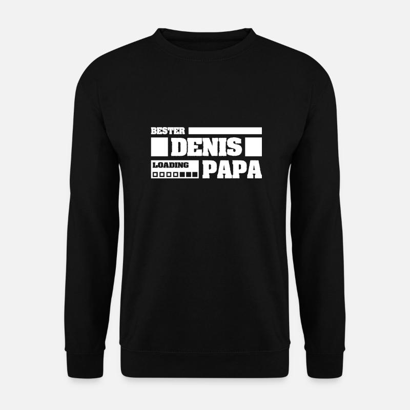Denis als Vorname - Unisex Pullover - Schwarz