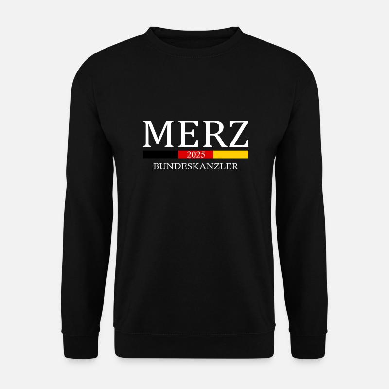 Merz for Bundeskanzler - Unisex Pullover - Schwarz