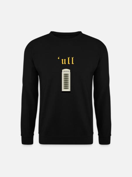 Hull Cream Phone Box From Kingston Upon Hull - Unisex Sweatshirt - black