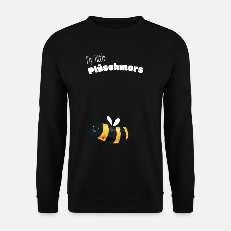 Plüschmors Plattdeutsch Geschenkidee - Unisex Pullover - Schwarz