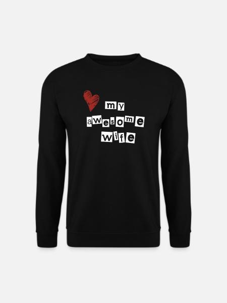 J’aime ma femme géniale - Sweat-shirt Unisexe - noir