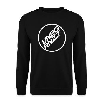 UNBGRNZT 2025 - Unisex Pullover - Schwarz - Vorne - Alina (178cm) & Michal (187cm)