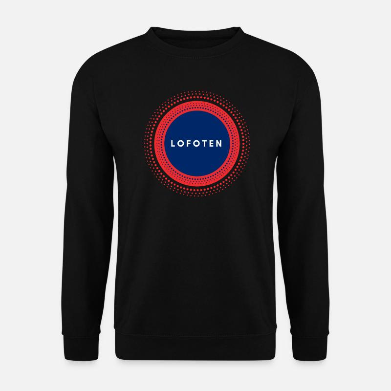 Lofoten Norwegen - Unisex Pullover - Schwarz