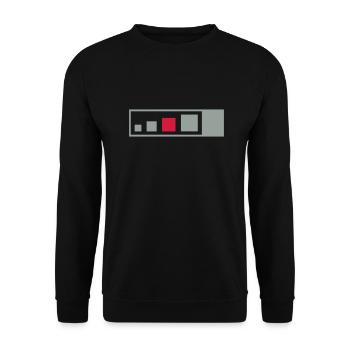 regular geocache - Unisex Pullover - Schwarz - Vorne - Alina (178cm) & Michal (187cm)