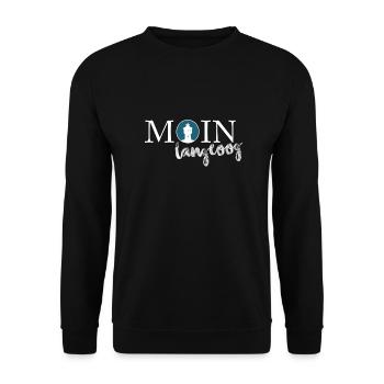 Moin Langeoog - Unisex Pullover - Schwarz - Vorne - Alina (178cm) & Michal (187cm)
