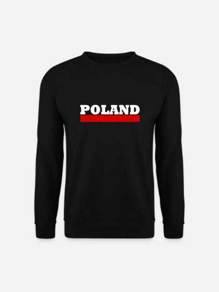 Drapeau Pologne - Drapeau Polska - Sweat-shirt Unisexe - noir