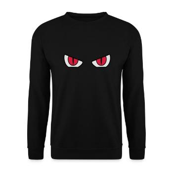 eyes - yeux 4 - Sweat-shirt Unisexe - noir - Devant - Alina (178cm) & Michal (187cm)