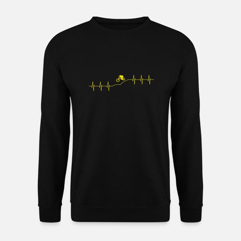 MTB Biken Downhill - Unisex Pullover - Schwarz