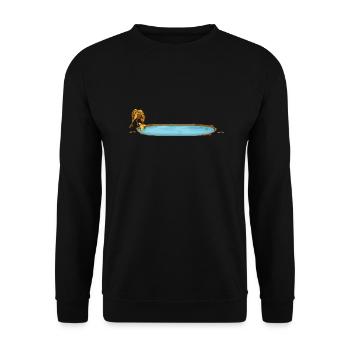 Safari Zoo Animal Safari Zoo - Sweat-shirt Unisexe - noir - Devant - Alina (178cm) & Michal (187cm)